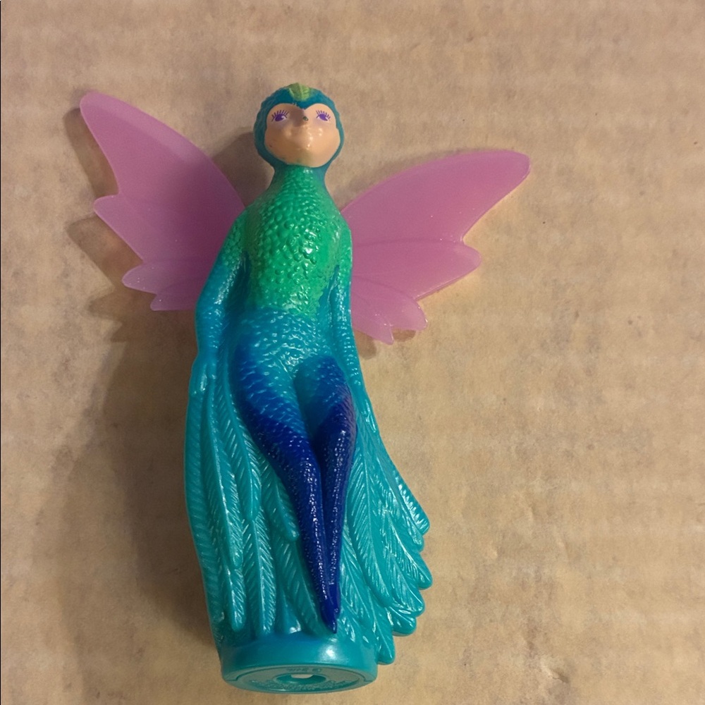 Rise of the Guardians Fairy Colorful Figurine with Pink Moveable Wings McDonalds